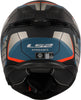 LS2 FF808 Stream II Road Matt Black Blue Helmet