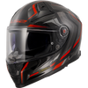 LS2 FF811 Vector II Alizer Gloss Black Red Helmet