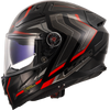 LS2 FF811 Vector II Alizer Gloss Black Red Helmet