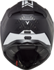 LS2 FF811 VECTOR II Splitter Gloss Black White Helmet