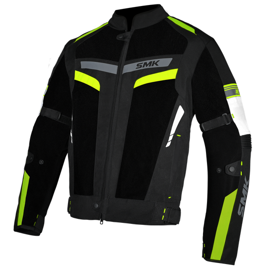 SMK Inifinity Rush Riding Jacket (Black Fluro Yellow)