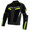 SMK Inifinity Rush Riding Jacket (Black Fluro Yellow)