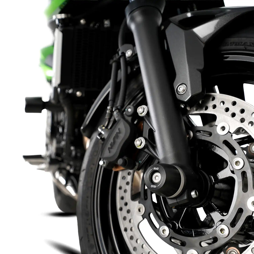 R&G Apex Fork Protectors for Kawasaki Z650 S (2026 onwards) Z650 Ninja 650 (2017 onwards) Ninja 7 Hybrid Hev Z7 Hybrid Hev (2024 onwards) and Z650RS (2021 onwards) (FP0316BK)