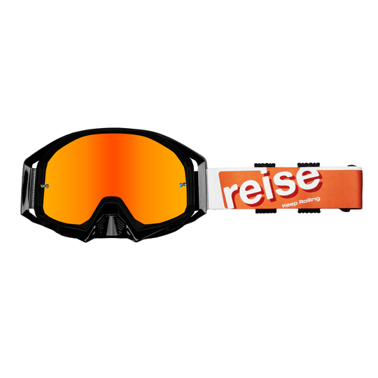 REISE Revver Revo MX Goggles (Orange)