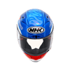 NHK GPR Tech Helmet Mandalika Gloss White Blue Red Helmet