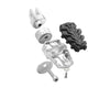 SW Motech EVO Footrest Kit for Kawasaki KLE500 KLR650 BMW S1000 XR (FRS.08.112.10201)