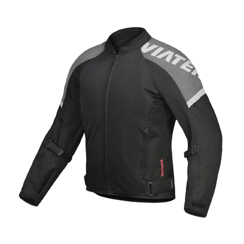 Viaterra Fender Urban Mesh Riding Jacket with Base Layer (Grey)