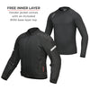 Viaterra Fender Urban Mesh Riding Jacket with Base Layer (Red)