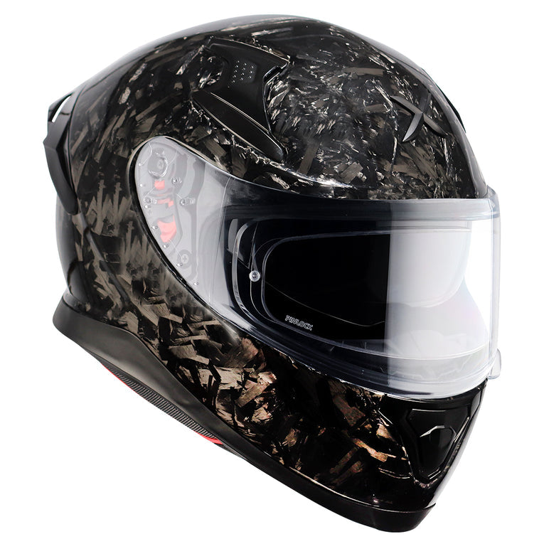 AXOR Apex Carbon Fiber Gloss Black Helmet Moto Central
