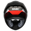 SMK Stellar Sports Flight Gloss Matt Black Red Grey (MA236) Helmet