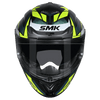 SMK Typhoon Rival Gloss Black Blue Yellow (GL254C) Helmet