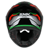 SMK Typhoon Rival Gloss Black Green Red (GL283) Helmet