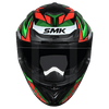 SMK Typhoon Rival Gloss Black Green Red (GL283) Helmet