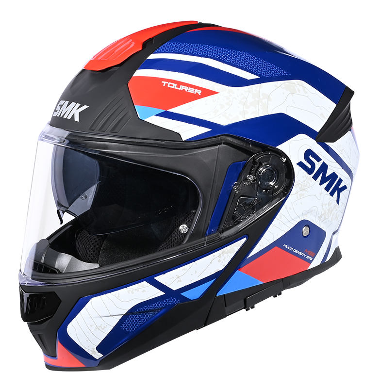 SMK Gullwing Navigator Blue White Red Gloss (GL513) Helmet