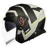SMK GTJ Rover Matt Grey Black Yellow (MA624) Helmet