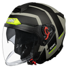 SMK GTJ Rover Matt Grey Black Yellow (MA624) Helmet