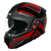 SMK Gullwing Omega Gloss Black Red Grey (GL236) Helmet