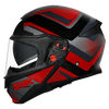SMK Gullwing Omega Gloss Black Red Grey (GL236) Helmet