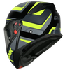 SMK Gullwing Omega Gloss Black Grey Yellow (GL264) Helmet