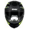 SMK Gullwing Omega Gloss Black Grey Yellow (GL264) Helmet