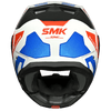 SMK Gullwing Soinc Gloss White Blue Red (GL153) Helmet - Moto Central