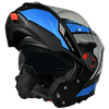 SMK Gullwing Soinc Gloss Black Blue Grey (GL256) Helmet