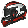 SMK Gullwing Soinc Gloss Black Red White (GL231) Helmet