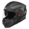 SMK Gullwing Soinc Gloss Black Grey (GL266) Helmet