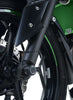 R&G Fork Protectors for Kawasaki Ninja 300 2012 onwards Ninja 250 2013-2017 Z250 2013-2018 and Z300 models (Black) (FP0128BK)