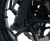 R&G Fork Protectors for Kawasaki Ninja 300 2012 onwards Ninja 250 2013-2017 Z250 2013-2018 and Z300 models (Black) (FP0128BK)