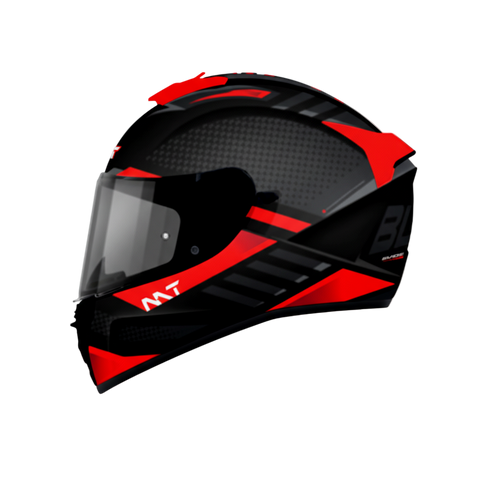 MT Blade 2 SV Rhapsody B5 Gloss Black Red Helmet - Moto Central