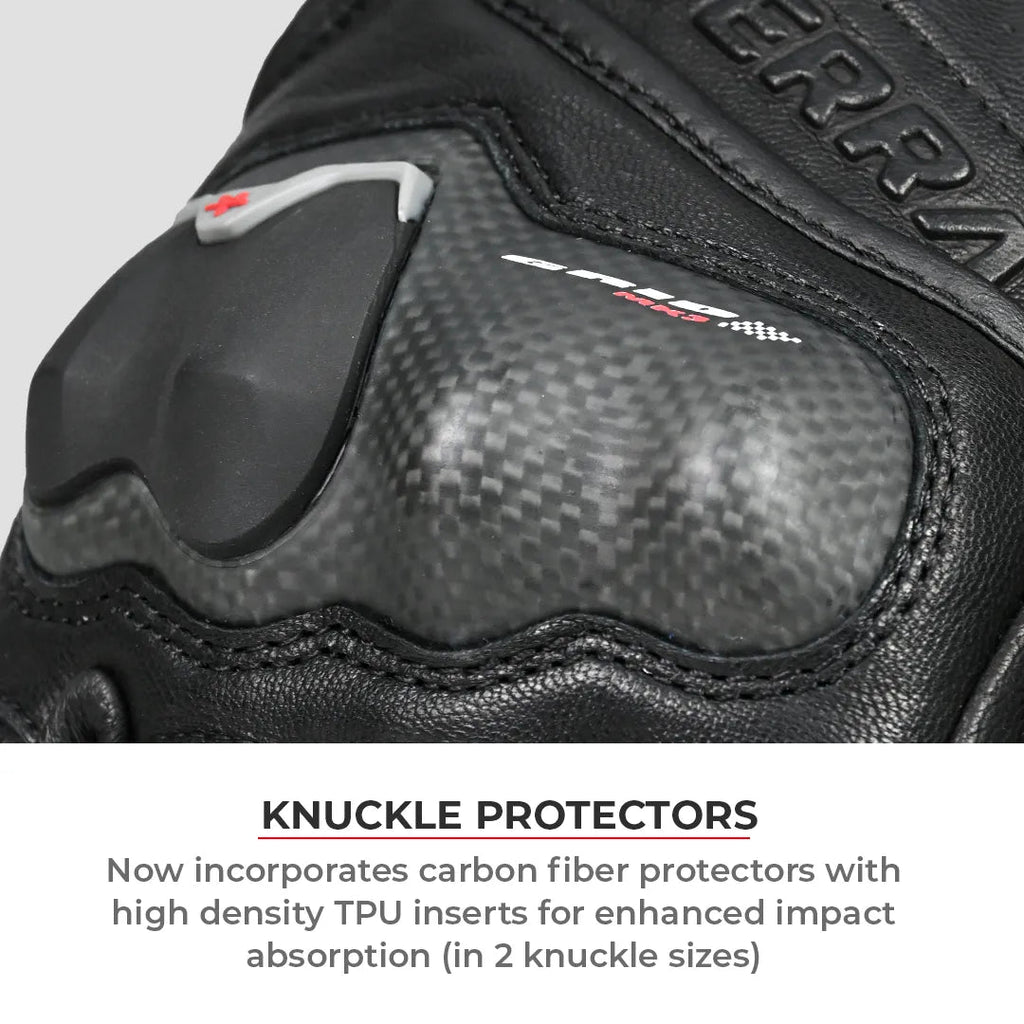 Viaterra Grid MK3 Full Gauntlet Motorcycle Riding Gloves (Black)– Moto ...