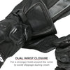 Viaterra Grid MK3 Full Gauntlet Motorcycle Riding Gloves (Yellow)