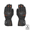 Viaterra Grid Full Gauntlet Motorcycle Riding Gloves (Orange)