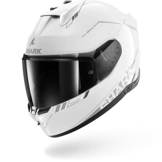 SHARK Skwal I3 Gloss Blank SP White Silver Anthracite Helmet