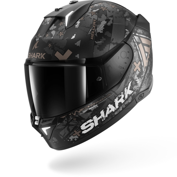 SHARK Skwal I3 Matt Hellcat Black Chrome Anthracite Helmet - Moto Central
