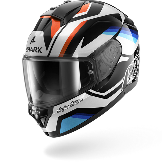 SHARK Ridill 2 Gloss Apex Black White Blue Helmet