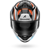 SHARK Ridill 2 Gloss Apex Black White Blue Helmet - Moto Central