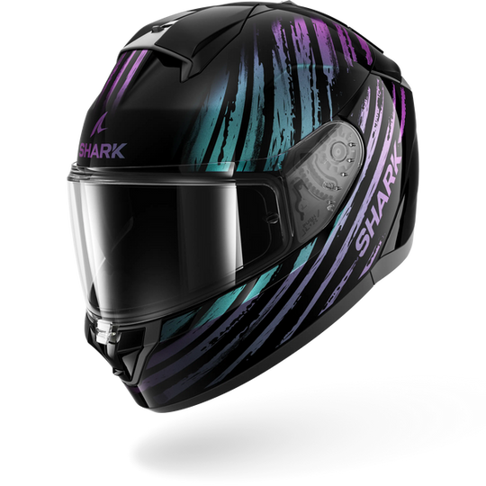 SHARK Ridill 2 Gloss Assya Black Glitter Blue Helmet