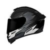 MT Hummer B Shine Gloss Black Grey B0 Helmet