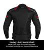 Rynox Helium GT3 Riding Jacket (Black Red)