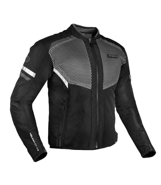 Rynox Helium GT3 Riding Jacket (Black Grey)