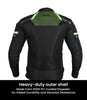 Rynox Helium GT3 Riding Jacket (Black Hi Viz Green)