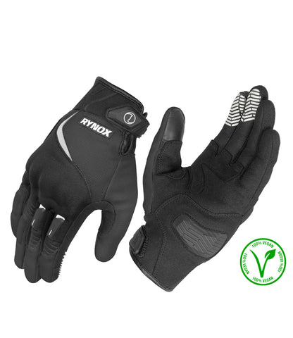 Rynox Helium GT Gloves (Black White)