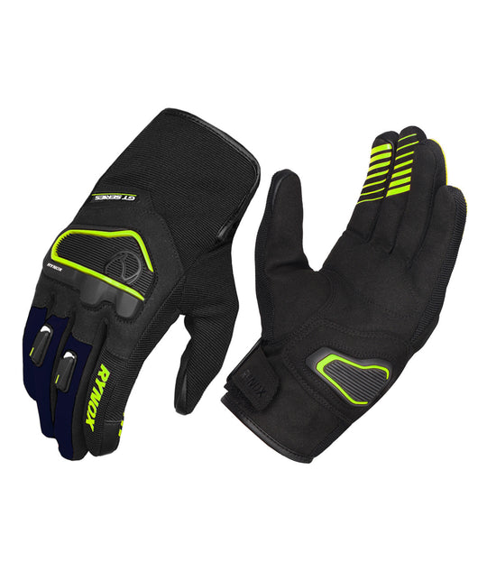 Rynox Helium GT 2 Gloves (Black Hi Viz Green)