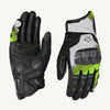 Viaterra Holeshot Pro Semi Gauntlet Motorcycle Riding Gloves (Fluorescent Green)