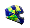 MT Hummer B Monti Gloss Blue Neon Yellow C17 Helmet