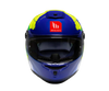 MT Hummer B Monti Gloss Blue Neon Yellow C17 Helmet