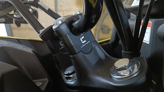 Carbon Racing Aluminium Handlebar Risers for Suzuki VSTROM 250 SX