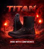Amaroq Titan Motorcycle Riding Boots (Black) - Moto Central